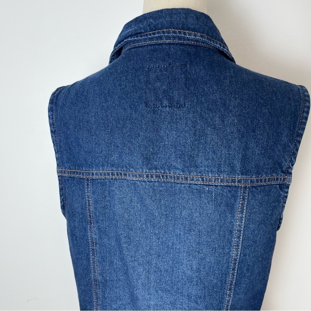Cotton On Outerwear Denim Sleeveless vest - Picture 4 of 8